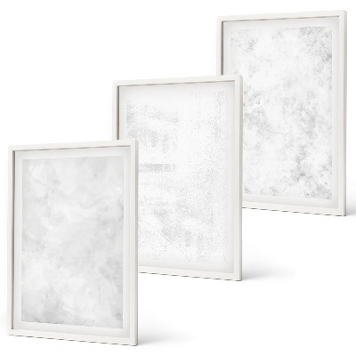 Billedvæg inspiration Hvide pletter minimalistisk baggrund