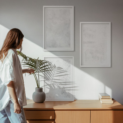 Billedvæg inspiration Hvide pletter minimalistisk baggrund
