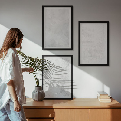 Billedvæg inspiration Hvide pletter minimalistisk baggrund