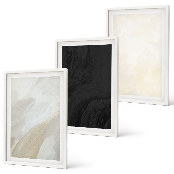 Billedvæg inspiration Strukturer nuancer minimalisme