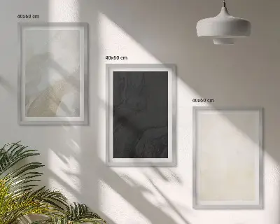 Billedvæg minimalistisk vægdekoration med strukturerede nuancer