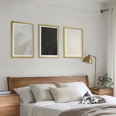 Billedvæg minimalistisk vægdekoration med strukturerede nuancer
