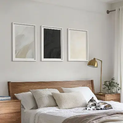 Billedvæg minimalistisk vægdekoration med strukturerede nuancer