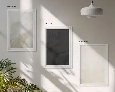 Billedvæg minimalistisk vægdekoration med strukturerede nuancer