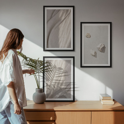 Billedsæt til soveværelset Nærbilleder af boho-stilstrukturen