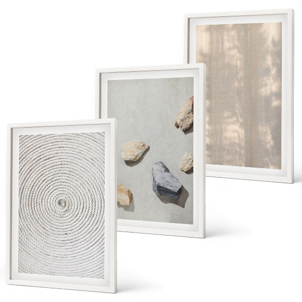 Billedvæg inspiration Boho naturlige teksturer og strukturer