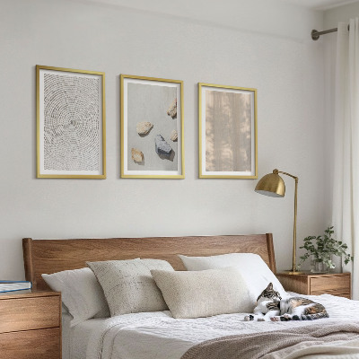 Billedvæg inspiration Boho naturlige teksturer og strukturer