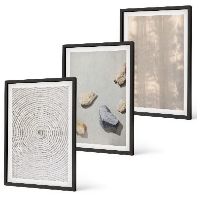 Billedvæg inspiration Boho naturlige teksturer og strukturer