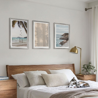 Billedvæg inspiration Sommerudsigt over sand og havet