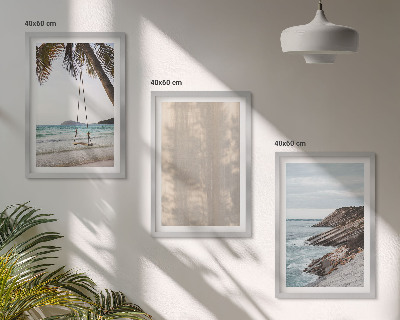 Billedvæg inspiration Sommerudsigt over sand og havet