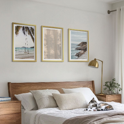 Billedvæg inspiration Sommerudsigt over sand og havet