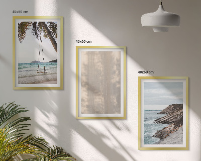 Billedvæg inspiration Sommerudsigt over sand og havet