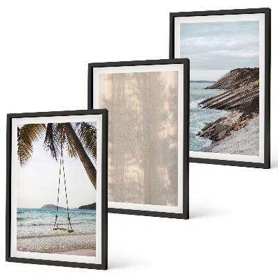 Billedvæg inspiration Sommerudsigt over sand og havet