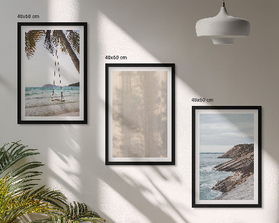Billedvæg inspiration Sommerudsigt over sand og havet