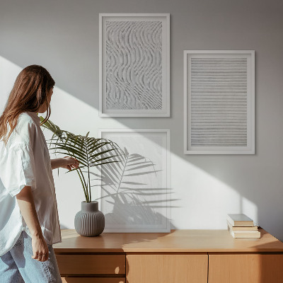 Billedvæg inspiration Lyse sandmønsterstrukturer