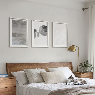 Triptykon billeder med ramme Abstrakte moderne strukturer