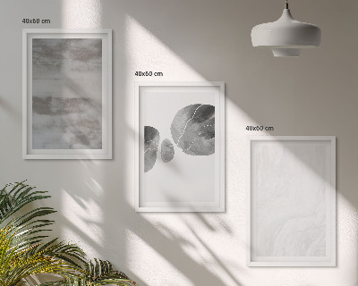 Triptykon billeder med ramme Abstrakte moderne strukturer