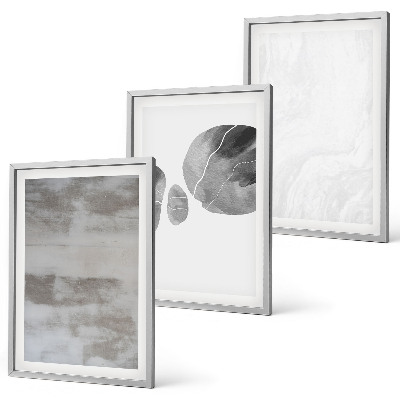 Triptykon billeder med ramme Abstrakte moderne strukturer