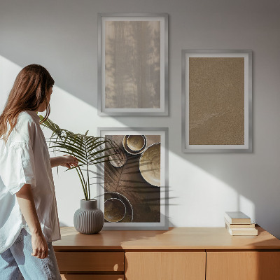 Billedvæg inspiration Minimalistiske teksturstrukturer