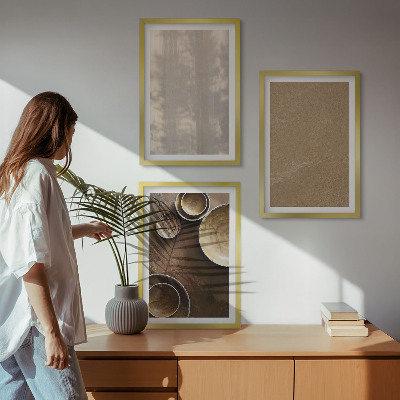 Billedvæg inspiration Minimalistiske teksturstrukturer