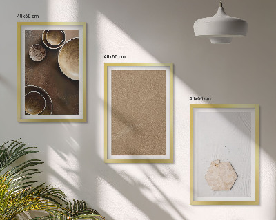 Billedvæg inspiration Minimalistiske teksturer og farver