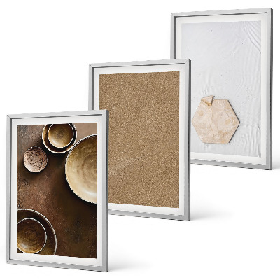 Billedvæg inspiration Minimalistiske teksturer og farver
