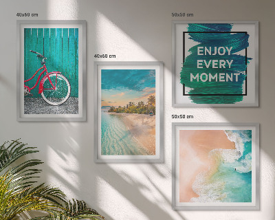 Billedsæt med ramme Inspiration til cykel på havbåd