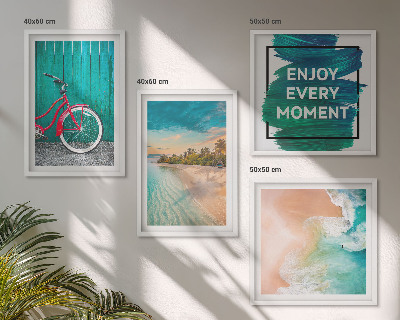 Billedsæt med ramme Inspiration til cykel på havbåd