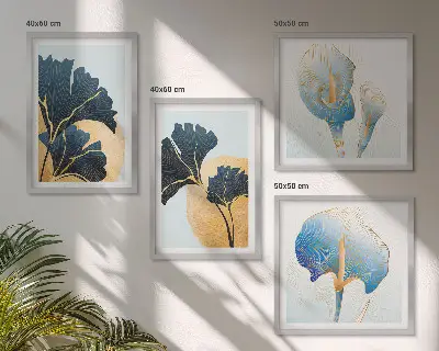 Citroner vinportræt af Kahlo billedvæg til over sofaen