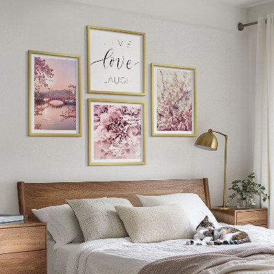 Billedsæt med ramme Blomsterbro Livsinspiration