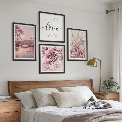 Billedsæt med ramme Blomsterbro Livsinspiration