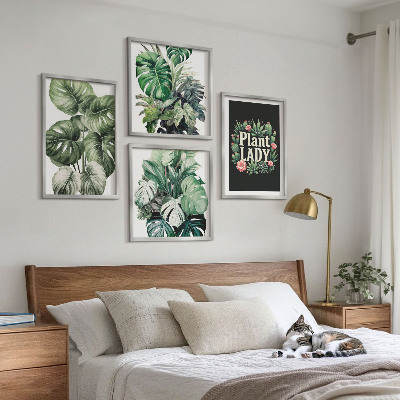 Billedsæt med ramme Tropiske planter Plant Lady