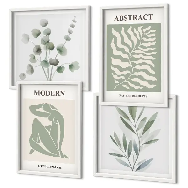 Matisse boho planteplakat med ramme