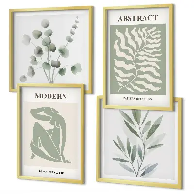 Matisse boho planteplakat med ramme