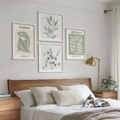Matisse boho planteplakat med ramme