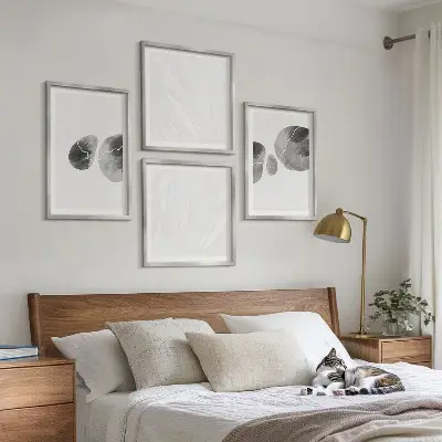 Abstrakt kunst på lærred vægdekoration til ophæng over sofa