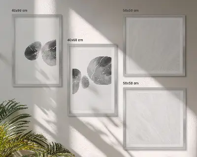 Abstrakt kunst på lærred vægdekoration til ophæng over sofa