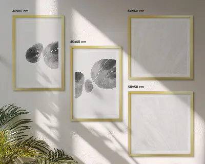 Abstrakt kunst på lærred vægdekoration til ophæng over sofa