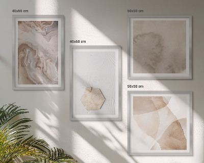 Billedsæt med ramme Design abstraktion natur inspiration