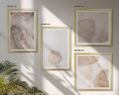 Billedsæt med ramme Design abstraktion natur inspiration
