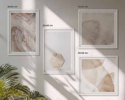 Billedsæt med ramme Design abstraktion natur inspiration