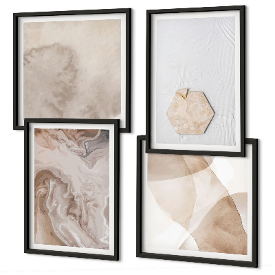 Billedsæt med ramme Design abstraktion natur inspiration