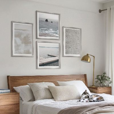 Billedvæg over sofa Abstrakt design moderne teksturer
