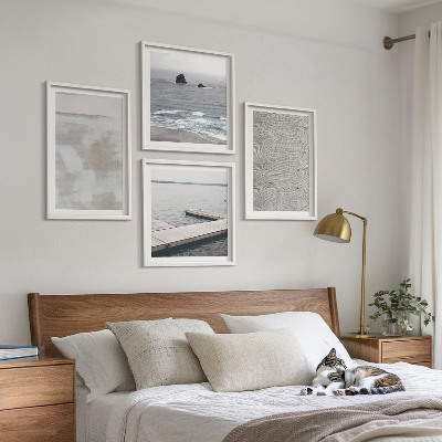 Billedvæg over sofa Abstrakt design moderne teksturer