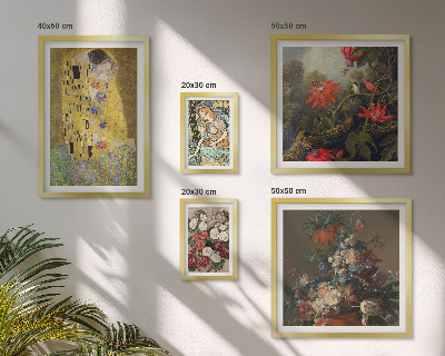 Billedsæt over sofa Blomsterkunstkompositioner