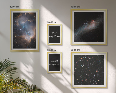 Billedkomposition til væg Kosmisk inspirationsmotivation