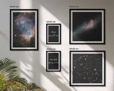 Billedkomposition til væg Kosmisk inspirationsmotivation