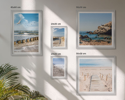 Billedkomposition til væg Strandlandskaber ved havet