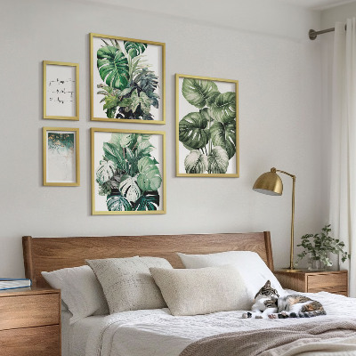 Billedsæt over sofa Moderne planteinspirationer