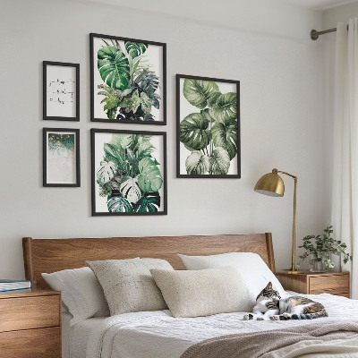 Billedsæt over sofa Moderne planteinspirationer
